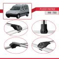 Peugeot Partner Pre-Facelift 1996-2003 Arası ile Uyumlu ACE-1 Ara Atkı Tavan Barı Gri 4 Adet
