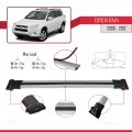Toyota RAV4 III (XA30) 2006-2012 Arası ile Uyumlu FLY Model Ara Atkı Tavan Barı Gri 2 Adet