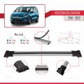 Volkswagen Sharan 2 (7N) 2010-2022 Arası ile Uyumlu FLY Model Ara Atkı Tavan Barı Gri 3 Adet