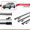 Subaru Crosstrek 2018-2023 Arası ile Uyumlu BASIC Model Universal Ara Atkı Tavan Barı Gri 3 Adet