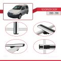Volkswagen Caddy 3 (2K) 2003-2010 Arası ile Uyumlu BASIC Model Ara Atkı Tavan Barı Gri 3 Adet
