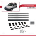Volkswagen Caddy 3 (2K) 2003-2010 Arası ile Uyumlu BASIC Model Ara Atkı Tavan Barı Gri 3 Adet