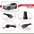 Nissan Pathfinder 2022-2024 Arası ile Uyumlu ACE-1 Ara Atkı Tavan Barı Siyah 2 Adet