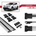 Toyota RAV4 IV (XA40) Pre-Facelift 2013-2015 Arası ile Uyumlu FLY Model Ara Atkı Tavan Barı Gri 2 Adet