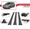 Volkswagen Passat B7 (3C) Alltrack 2012-2014 Arası ile Uyumlu FLY Model Ara Atkı Tavan Barı Siyah 3 Adet