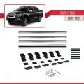 Isuzu D-Max 2 (RT85) Post-Facelift 2016-2019 Arası ile Uyumlu BASIC Model Ara Atkı Tavan Barı Gri 3 Adet