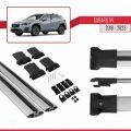 Subaru XV 2 2018-2023 Arası ile Uyumlu FLY Model Ara Atkı Tavan Barı Gri 2 Adet