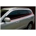 Hyundai Santa Fe 2006-2012 Uyumlu Yedek Parça Cam Çıtası Krom