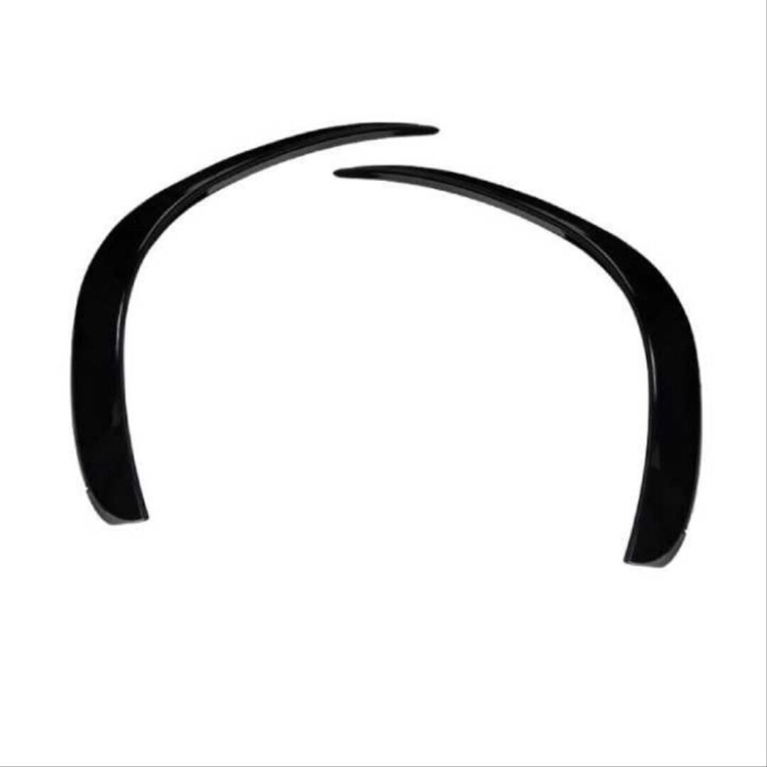 Mercedes W205 2019+ C Serisi Için Uyumlu Yedek Parça Ön Tampon Bıçakları 2 Parça (Pıano Black)