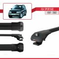 Kia Sportage 1997-2002 Arası ile Uyumlu ACE-1 Ara Atkı Tavan Barı Siyah 2 Adet