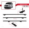 Mercedes Citan (W415) 2012-2021 Arası ile Uyumlu BASIC Model Ara Atkı Tavan Barı Siyah 2 Adet