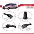 Honda Odyssey 1995-1998  Arası ile Uyumlu ACE-1 Ara Atkı Tavan Barı Siyah 2 Adet