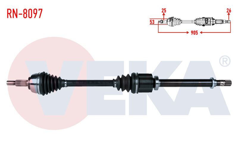 Renault Megane II 2002-2008 Komple Aks Sağ Ön 1.5 DCI M-T 6 Vites