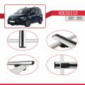 Mercedes EQT / Citan W420 2022-2025 Arası ile Uyumlu BASIC Model Universal Ara Atkı Tavan Barı Gri 3 Adet