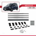 Mercedes EQT / Citan W420 2022-2025 Arası ile Uyumlu BASIC Model Universal Ara Atkı Tavan Barı Gri 3 Adet