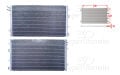 Chrysler Sebring 2.0 2.4 2.7 2001-2007 Klima Radyatörü (730x403x18 Mm)