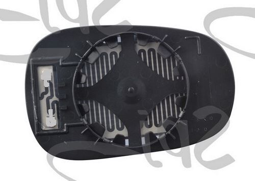 Renault Megane Clio 1998-2006 Sol Mekanik Kör Noktalı Dikiz Ayna Camı SPJ-L-0053