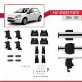 Fiat Grande Punto (199) 2005-2012 Arası ile Uyumlu ACE-4 Ara Atkı Tavan Barı Gri 2 Adet