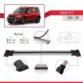 Skoda Yeti 2009-2017 Arası ile Uyumlu FLY Model Ara Atkı Tavan Barı Gri 2 Adet