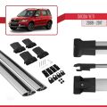 Skoda Yeti 2009-2017 Arası ile Uyumlu FLY Model Ara Atkı Tavan Barı Gri 2 Adet