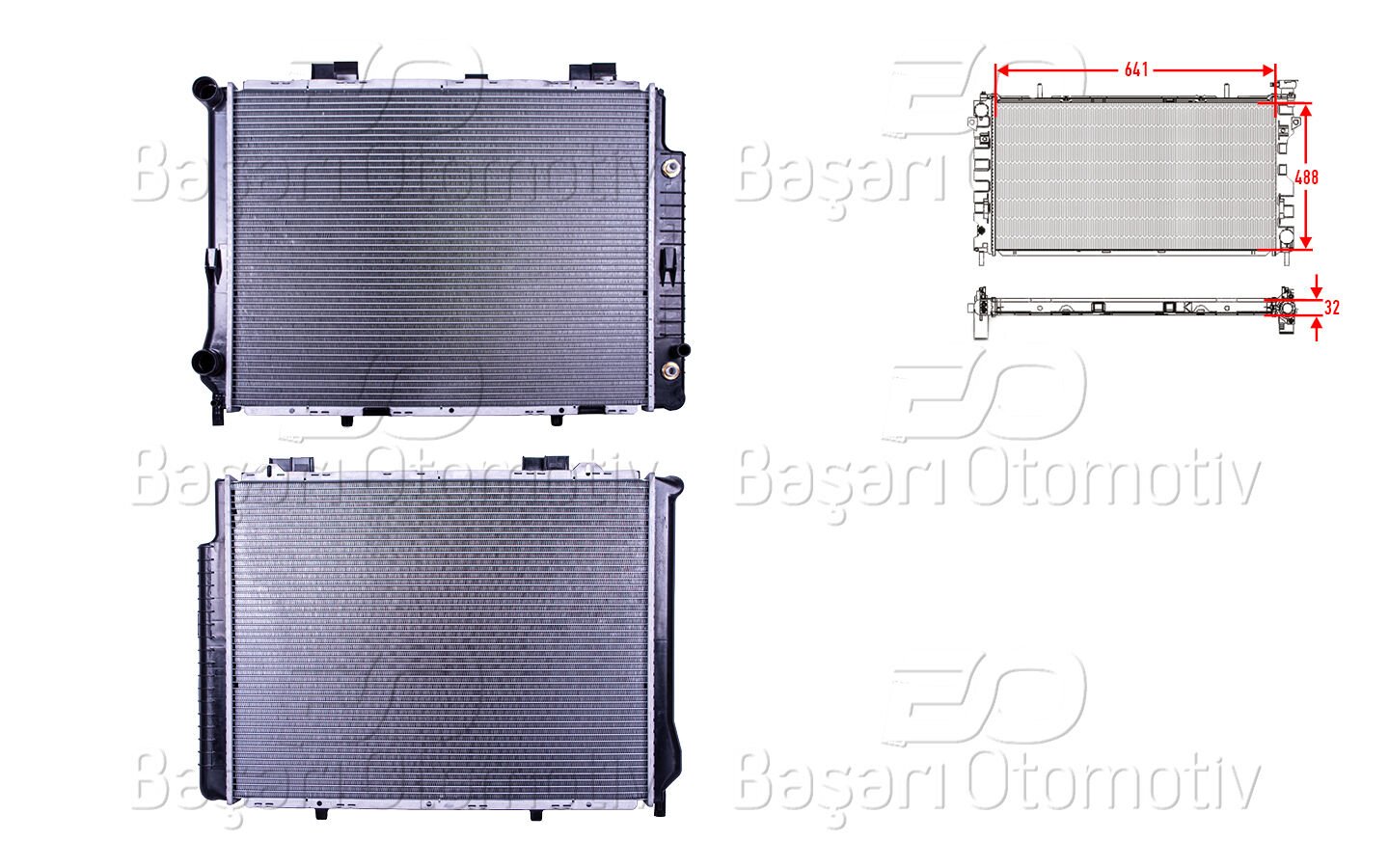 Mercedes-Benz W210 E-Serisi E280 E320 1995 Sonrası Su Radyatörü