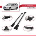 Kia Sedona 2 (VQ) 2006-2012 Arası ile Uyumlu FLY Model Ara Atkı Tavan Barı Gri 2 Adet
