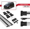 Skoda Roomster 2006-2015 Arası ile Uyumlu FLY Model Ara Atkı Tavan Barı Gri 2 Adet