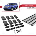 Ford Explorer 5 (U502) Pre-Facelift 2011-2015 Arası ile Uyumlu FLY Model Ara Atkı Tavan Barı Gri 4 Adet
