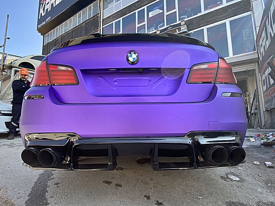 Bmw F10 2010-2017 Difüzör Ve Flap Fiber