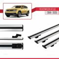 Volkswagen Atlas (CA1) 2018 ve Sonrası ile Uyumlu BASIC Model Ara Atkı Tavan Barı Gri 3 Adet
