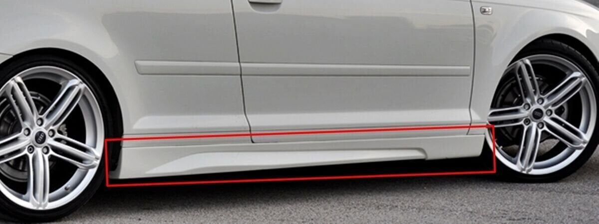 Audi A3 Uyumlu Yedek Parça Tek Kapı Marşpiyel