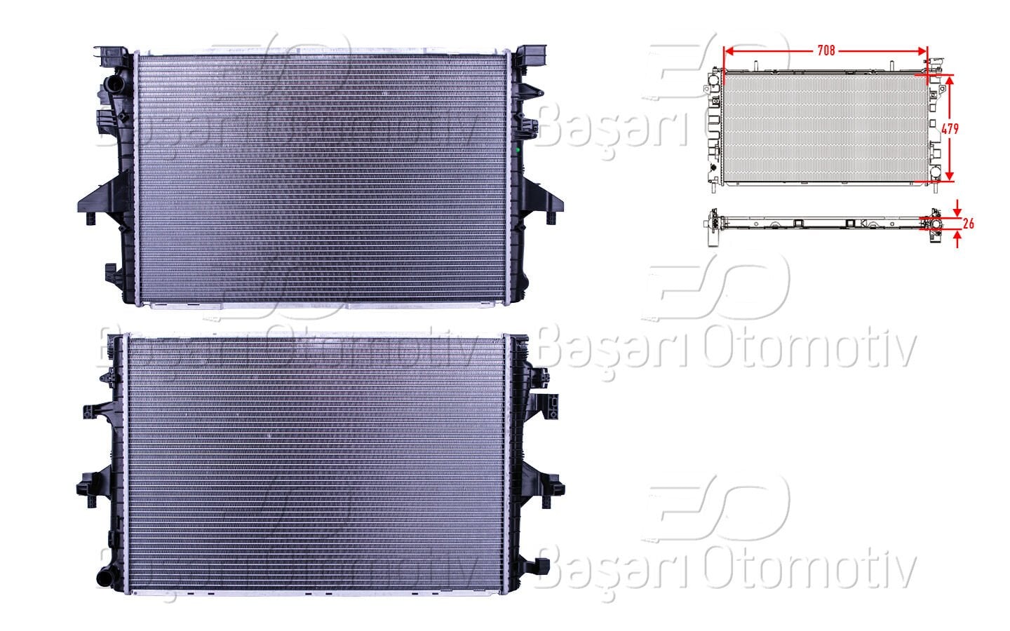 Volkswagen T6 2.0 TDI 2015-2020 Su Radyatörü