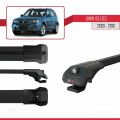 BMW X3 (E83) 2003-2010 Arası ile Uyumlu ACE-1 Ara Atkı Tavan Barı Siyah 3 Adet