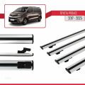 Toyota Proace 2017 ve Sonrası ile Uyumlu BASIC Model Ara Atkı Tavan Barı Gri 4 Adet