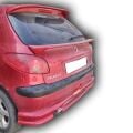 Peugeot 206 Uyumlu Yedek Parça Makyajlı Kasa Arka Tampon Eki Boyalı