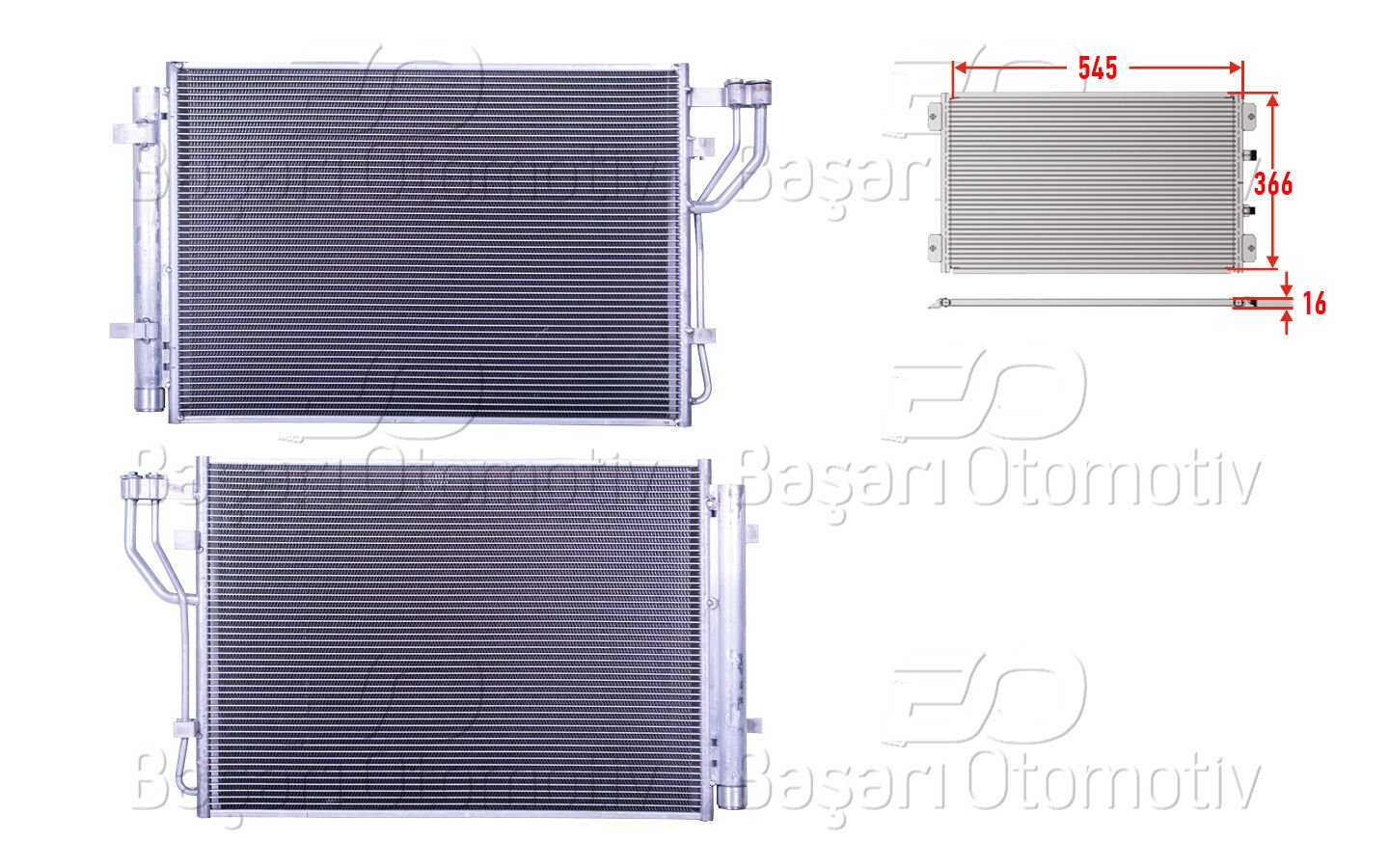 Hyundai iX20 2011 ve Sonrası Uyumlu Klima Radyatörü