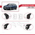 Volkswagen Touareg 3 (CR) 2019 ve Sonrası ile Uyumlu ACE-2 Ara Atkı Tavan Barı Gri 2 Adet