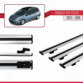 Peugeot 307 SW 2002-2008 Arası ile Uyumlu BASIC Model Ara Atkı Tavan Barı Gri 3 Adet