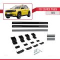 Fiat Grande Panda 2025-2025 Arası ile Uyumlu BASIC Model Universal Ara Atkı Tavan Barı Siyah 2 Adet