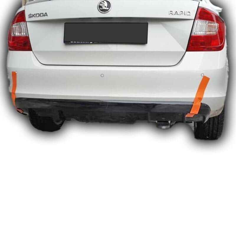 Skoda Rapid 2014 Uyumlu Yedek Parça Arka Difüzör Boyalı