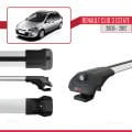 Renault Clio 3 Estate 2005-2012 Arası ile Uyumlu ACE-1 Ara Atkı Tavan Barı Gri 2 Adet