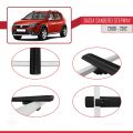 Dacia Sandero Stepway 2008-2012 Arası ile Uyumlu BASIC Model Ara Atkı Tavan Barı Siyah 2 Adet