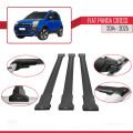 Fiat Panda Cross 2014 ve Sonrası ile Uyumlu FLY Model Ara Atkı Tavan Barı Siyah 3 Adet