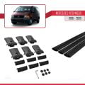 Mercedes Vito (W638) 1996-2003 Arası ile Uyumlu FLY Model Ara Atkı Tavan Barı Siyah 3 Adet