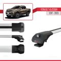 Renault Alaskan 2017-2023 Arası ile Uyumlu ACE-1 Ara Atkı Tavan Barı Gri 2 Adet