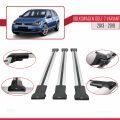 Volkswagen Golf 7 (5G) Variant 2013-2019 Arası ile Uyumlu FLY Model Ara Atkı Tavan Barı Gri 3 Adet