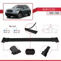 Infiniti FX (S50) 2003-2008 Arası ile Uyumlu FLY Model Ara Atkı Tavan Barı Siyah 3 Adet