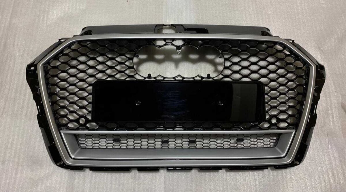 Audi A3 RS3 2016-2020  Uyumlu Yedek Parça Panjur Gri