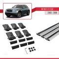 Infiniti FX (S50) 2003-2008 Arası ile Uyumlu FLY Model Ara Atkı Tavan Barı Gri 3 Adet