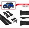Fiat Panda Cross 2014 ve Sonrası ile Uyumlu FLY Model Ara Atkı Tavan Barı Siyah 2 Adet